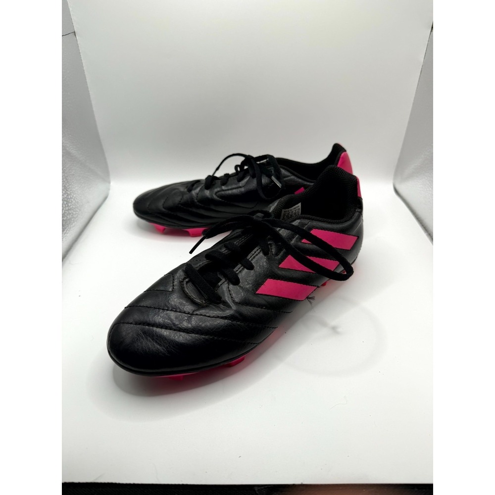 Adidas Goletto VII FG FV2895 Men's 6 Sneakers Black PInk Lace Up Soccer Cleats